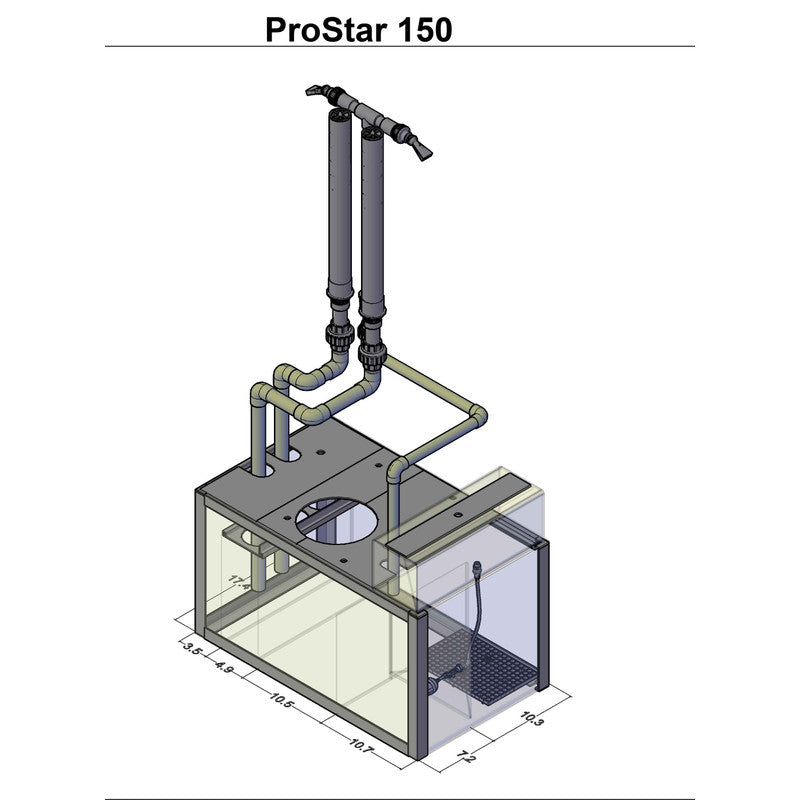 ProStar Rimless V2 150 Aquarium
