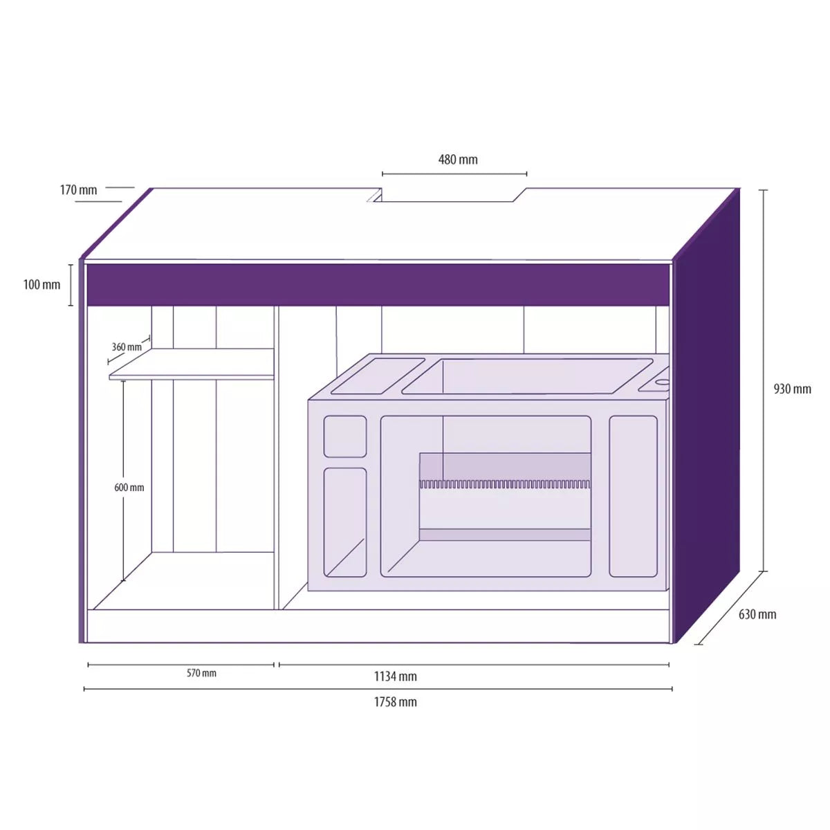 Aquaforest OceanGuard 980 Aquarium Set (193 GAL) (CHOOSE YOUR COLOR)