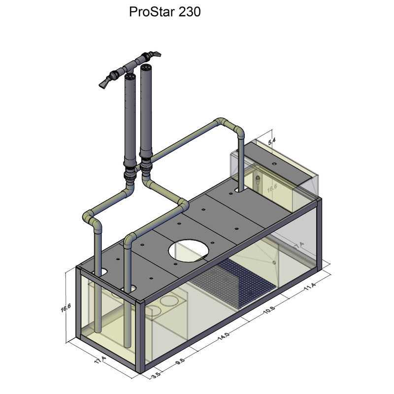 ProStar Rimless V2 230 Aquarium